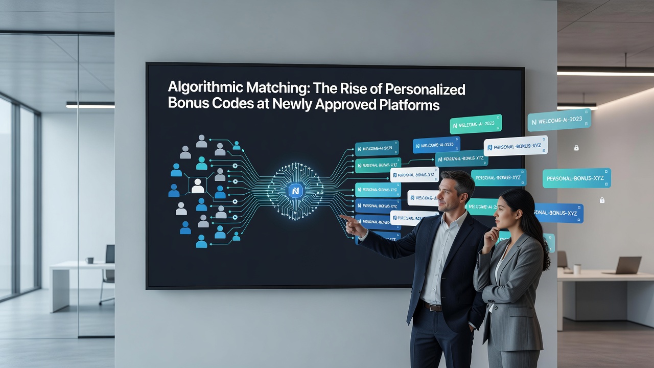 Screenshot of a dashboard displaying real-time bonus code personalization metrics at an emerging casino platform