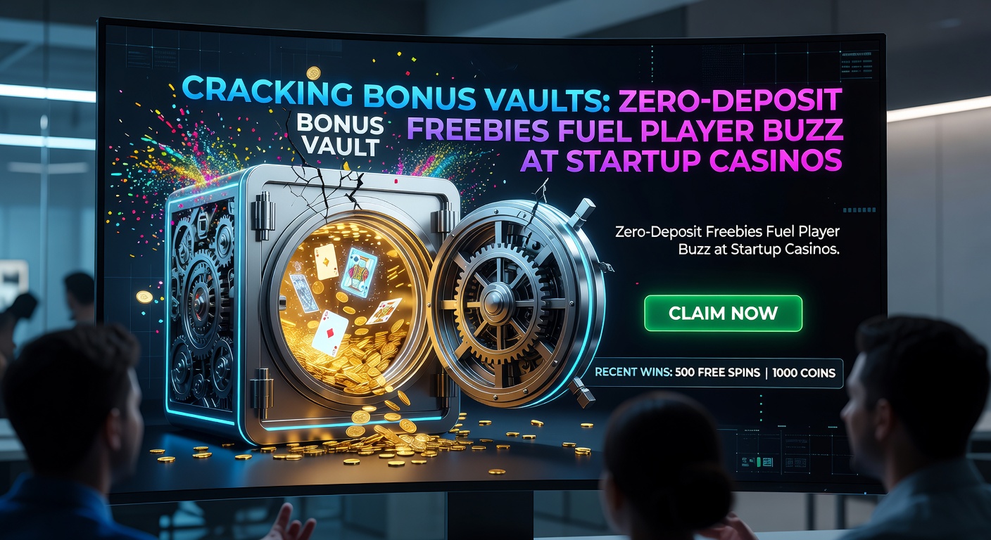 Close-up of a bonus vault cracking open on a mobile casino screen, spilling out coins, spins, and bonus icons amid colorful animations