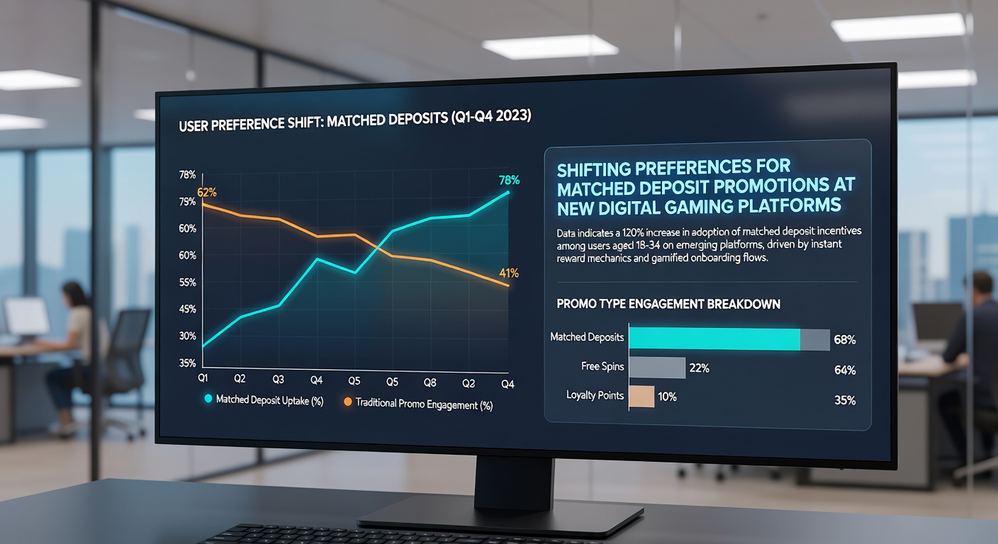 Graph illustrating user engagement metrics and deposit patterns on emerging gaming sites during spring 2026