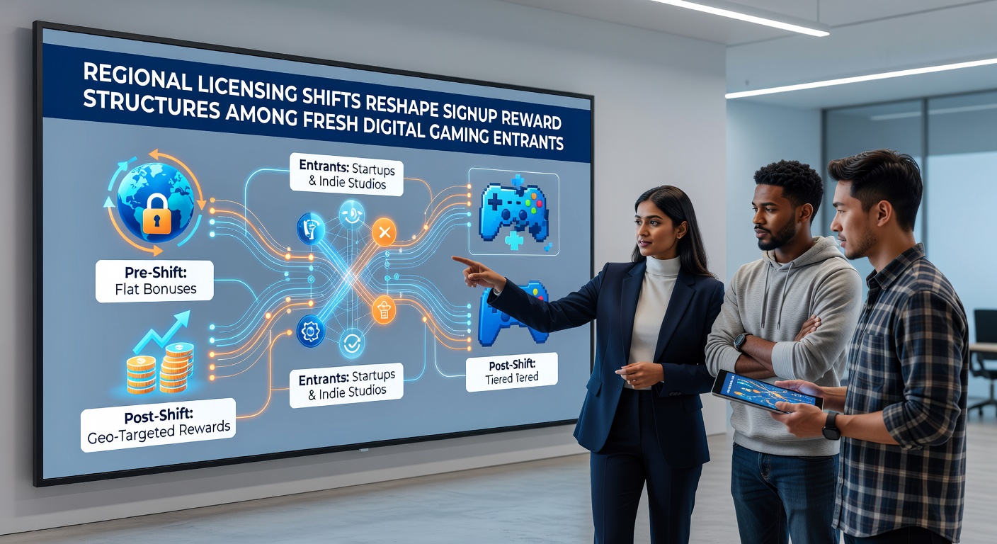 Regional maps and regulatory documents illustrating licensing changes across digital gaming markets